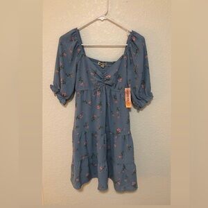 Floral midi dress size small made by Inspired hearts, brand new